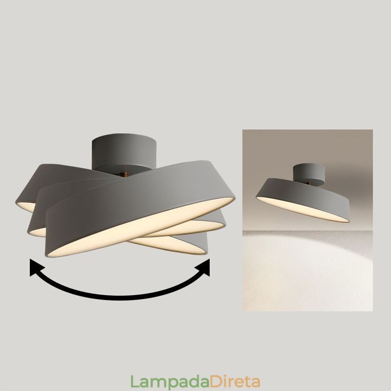 Luminária de teto moderna para varanda Nordic Macaron Ceiling Light