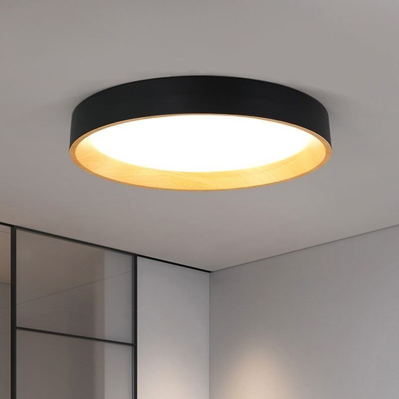 Luminária de teto moderna minimalista embutida no painel