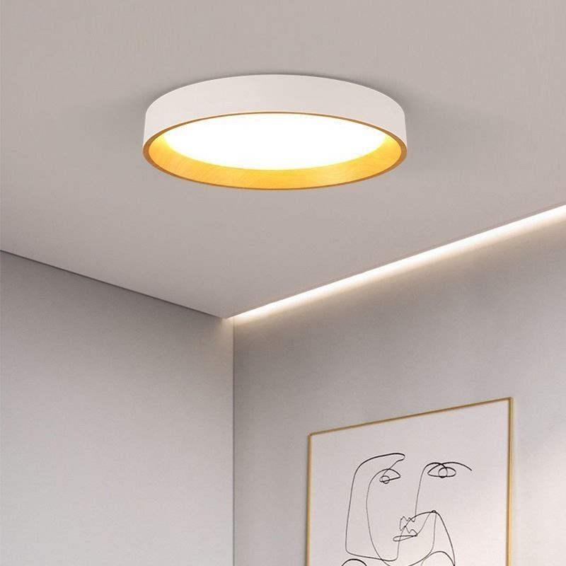 Luminária de teto moderna minimalista embutida no painel