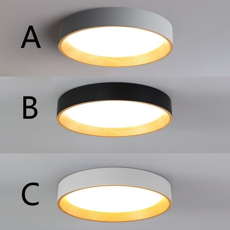Luminária de teto moderna minimalista embutida no painel