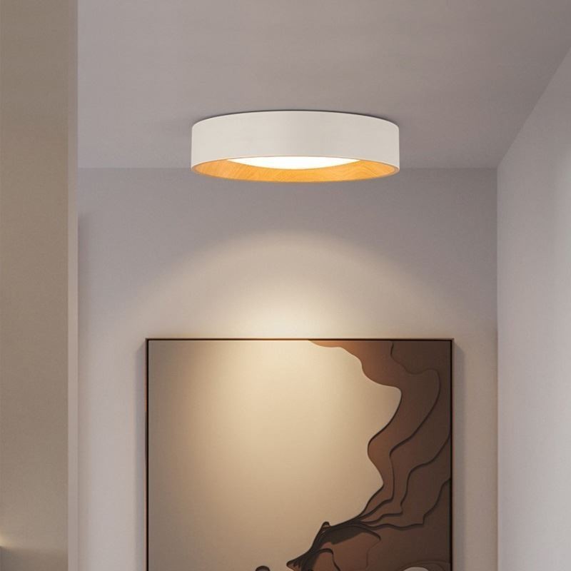 Luminária de teto moderna minimalista embutida no painel