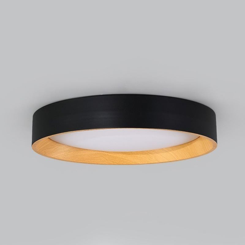 Luminária de teto moderna minimalista embutida no painel