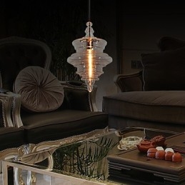 Luminária pendente moderna com 1 luz