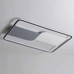 Luminárias de teto modernas Luminárias de teto retangulares embutidas 90*60cm