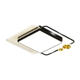Luminária de teto nórdica quadrada de acrílico embutida para teto