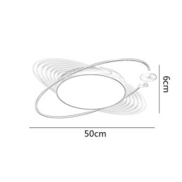 Luminária de teto moderna Flush Mount Lighting Creative Planet