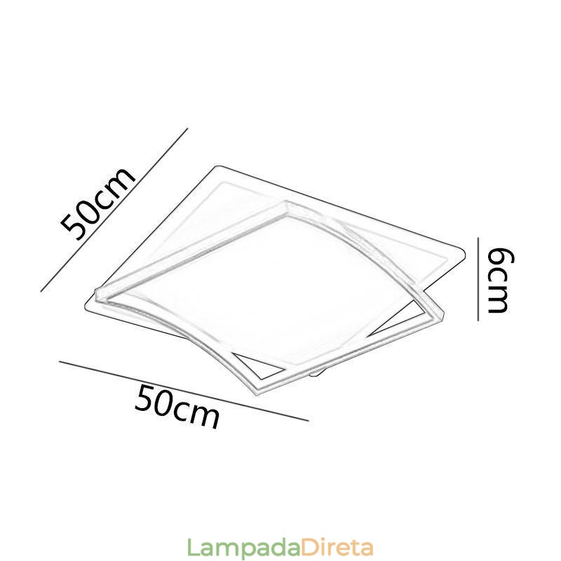 Luminárias de teto modernas Luminárias de teto embutidas