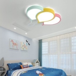 Luminária de teto embutida moderna, luminária de teto com abajur de balão adorável