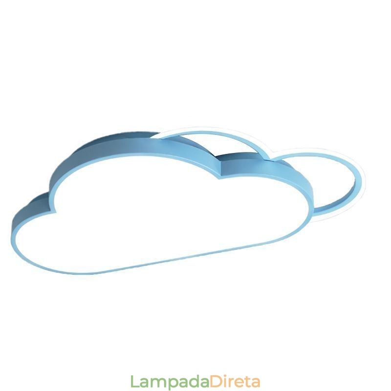 Luzes modernas em forma de nuvem, luminária de teto embutida