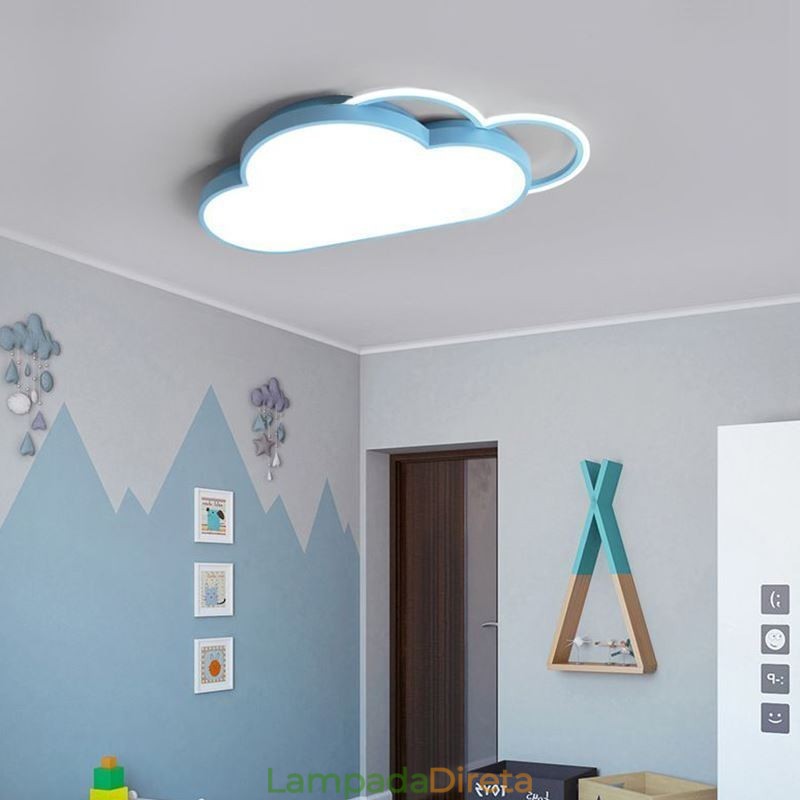 Luzes modernas em forma de nuvem, luminária de teto embutida