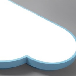 Luzes modernas em forma de nuvem, luminária de teto embutida
