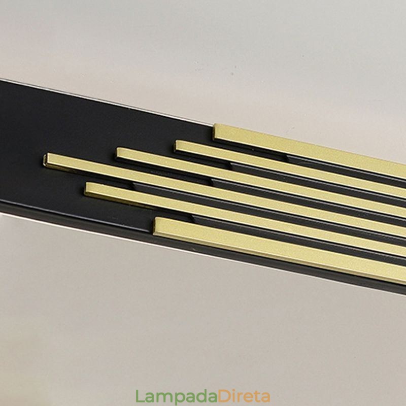Luminária de teto moderna embutida Luminária de teto retangular
