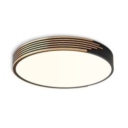 Luminária de teto moderna embutida com iluminação circular
