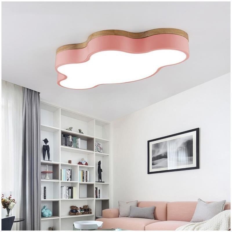 Luminária de teto em forma de nuvem acrílica criativa moderna embutida para crianças