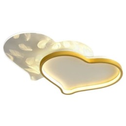 Luzes modernas em forma de coração para teto embutido para meninas