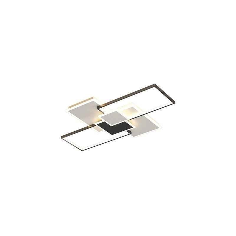 Luminária de teto moderna quadrada de acrílico embutida para teto