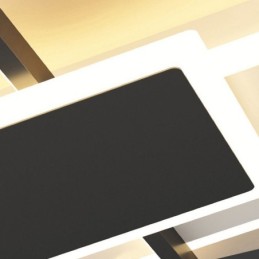 Luminária de teto moderna quadrada de acrílico embutida para teto