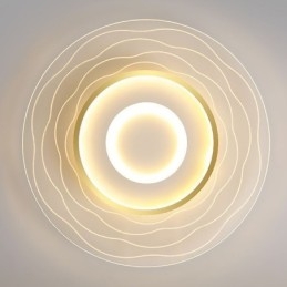 Luminária de teto embutida, luminária de teto ultrafina e minimalista em acrílico