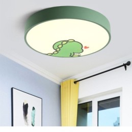 Luminária de teto infantil com desenho animado animal