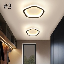 Luminária de teto embutida redonda para escada