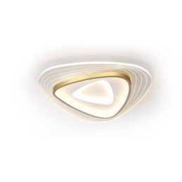 Luminária de teto triangular embutida