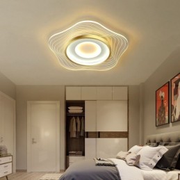 Luminária de teto criativa moderna embutida com formato de estrela 36W