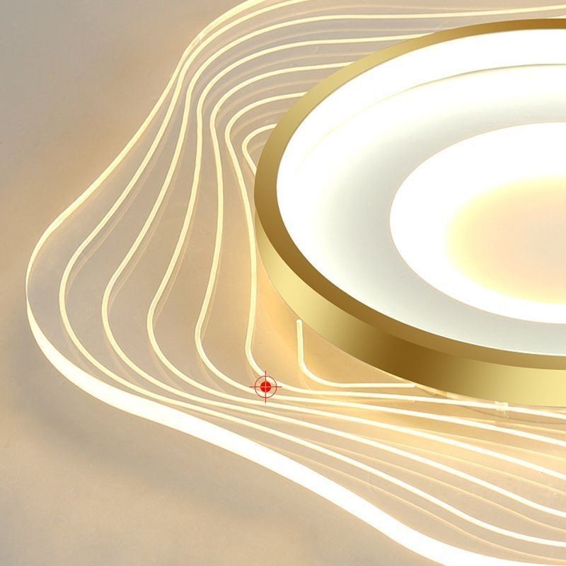 Luminária de teto criativa moderna embutida com formato de estrela 36W