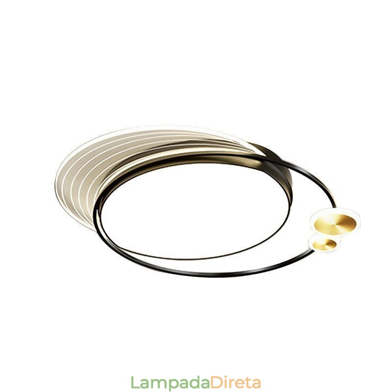 Luminária de teto embutida com controle remoto