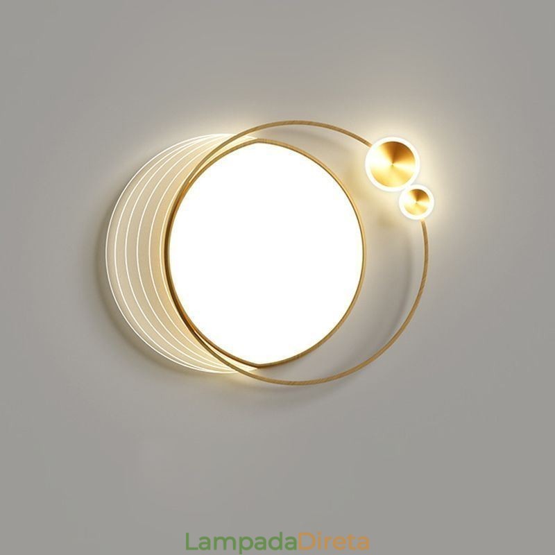Luminária de teto embutida com controle remoto