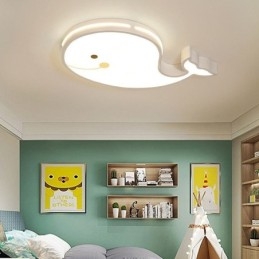 Luminária de teto regulável com padrão de golfinho Luminária de teto criativa para crianças