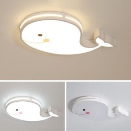 Luminária de teto regulável com padrão de golfinho Luminária de teto criativa para crianças