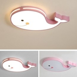 Luminária de teto regulável com padrão de golfinho Luminária de teto criativa para crianças
