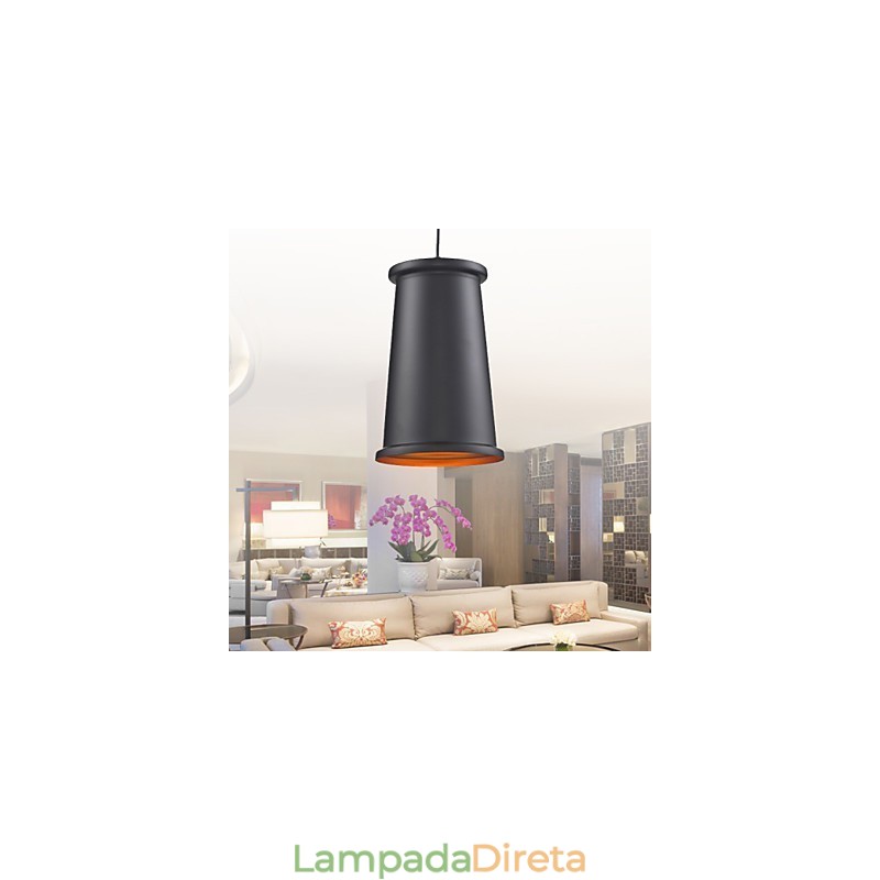 Lustre Mini Estilo Moderno Contemporâneo Metal