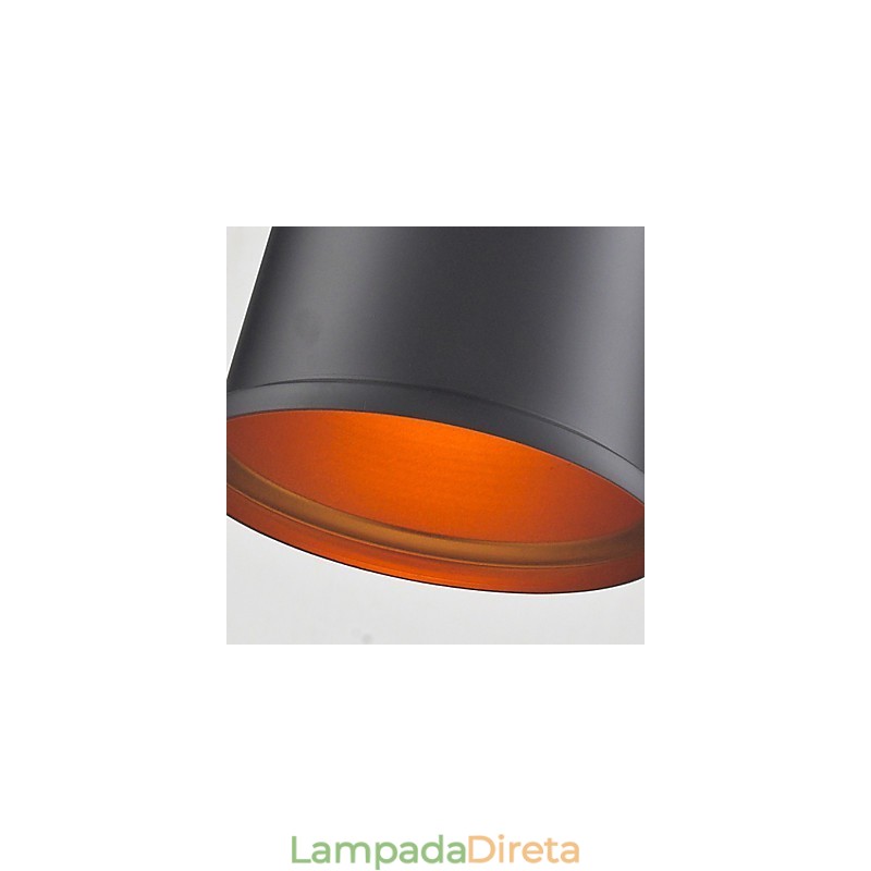 Lustre Mini Estilo Moderno Contemporâneo Metal