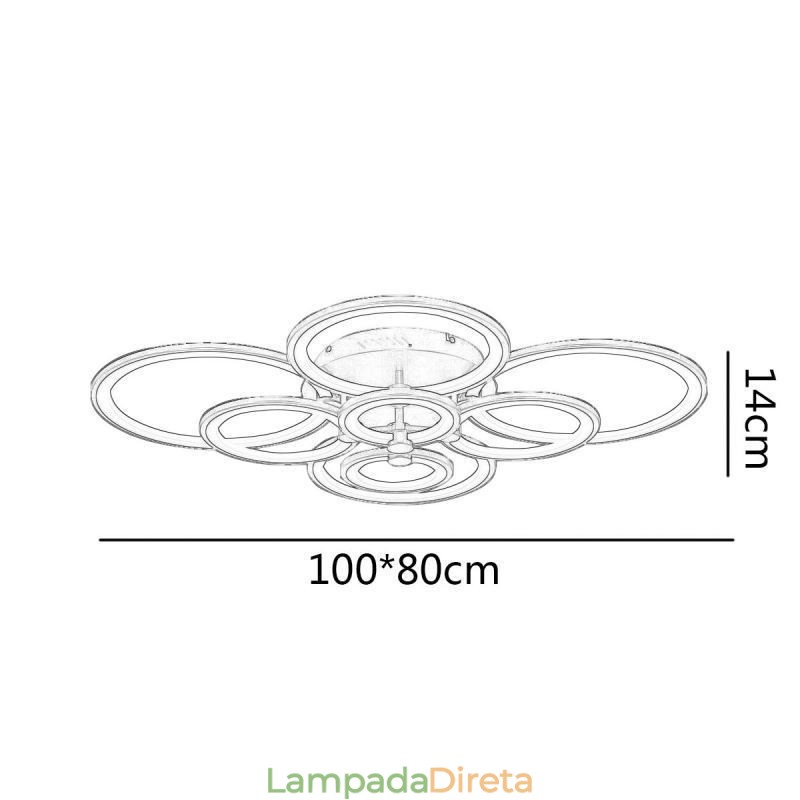 Luminária de teto regulável, moderna, circular, embutida, luminária de teto