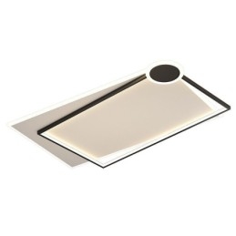 Luminária de teto minimalista embutida