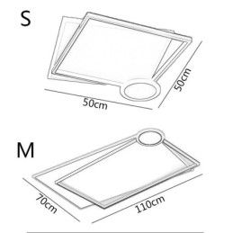 Luminária de teto minimalista embutida