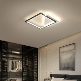 Luminária de teto moderna embutida