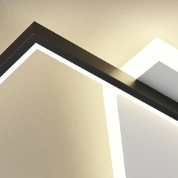 Luminária de teto moderna embutida