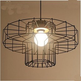 Lustre de ferro de cabeça única Lustre Retro Mesh
