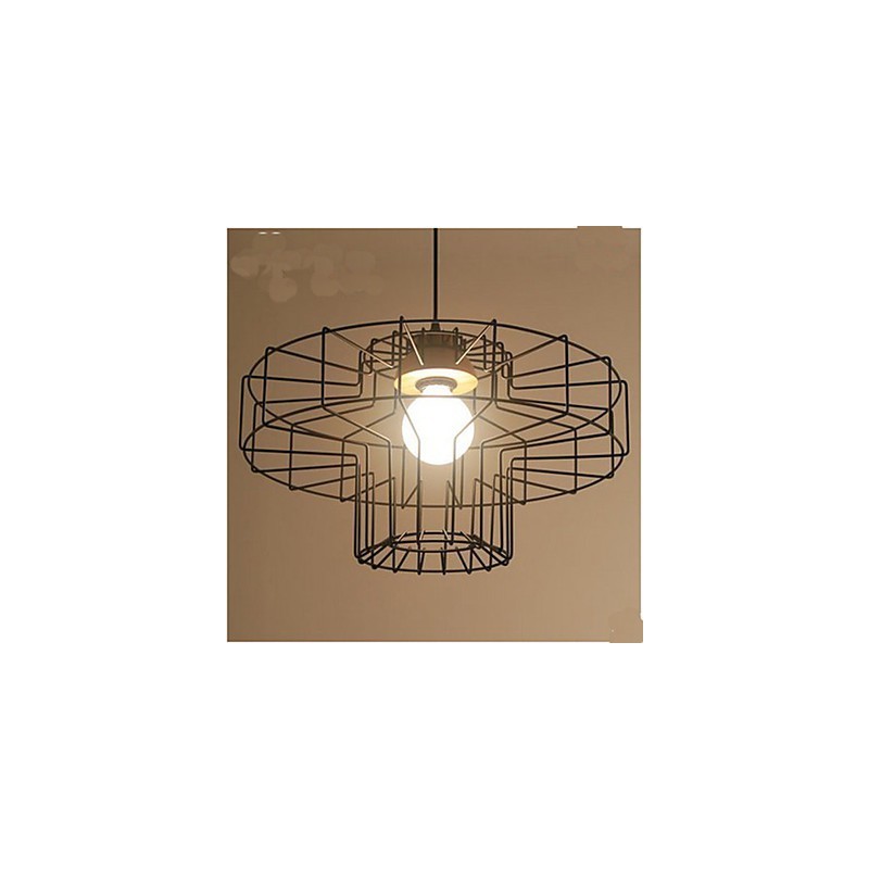 Lustre de ferro de cabeça única Lustre Retro Mesh