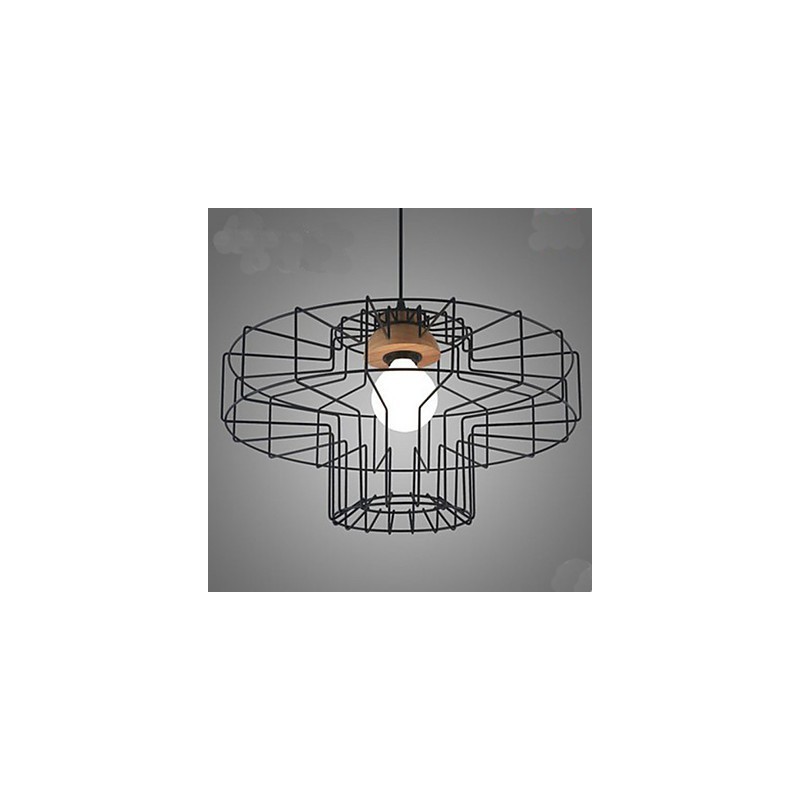 Lustre de ferro de cabeça única Lustre Retro Mesh