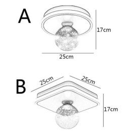 Luminária de teto embutida para decoração de casa