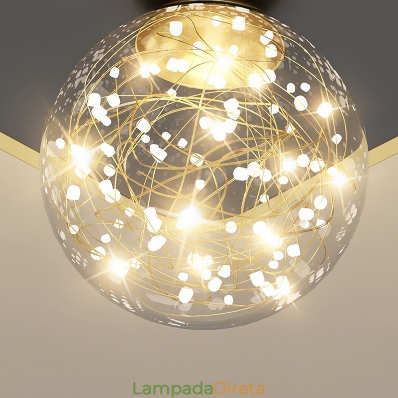 Luminária de teto embutida para decoração de casa