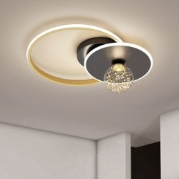 Luminária de teto minimalista para decoração de casa embutida