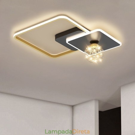 Luminária de teto embutida para decoração de casa Luminária de teto embutida para decoração de casa