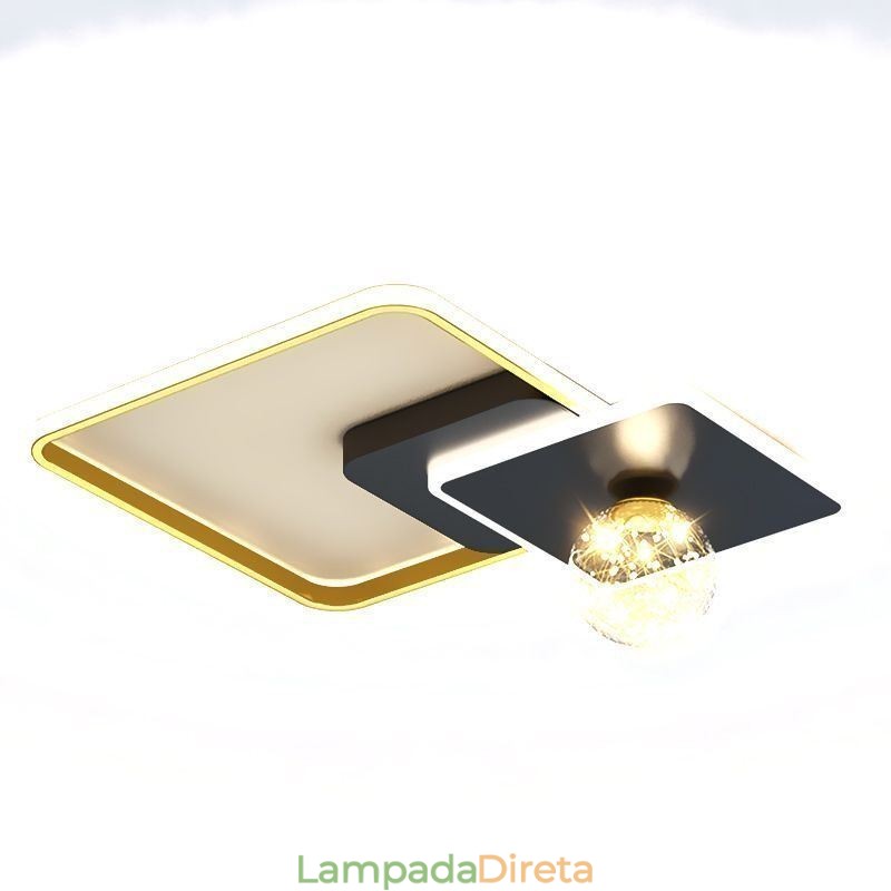 Luminária de teto embutida para decoração de casa