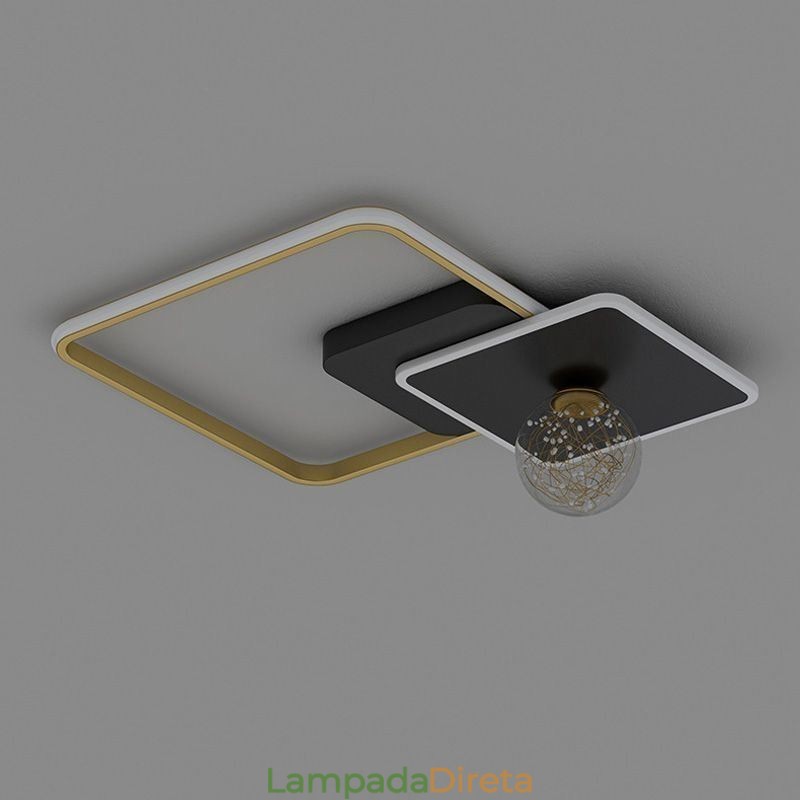 Luminária de teto embutida para decoração de casa