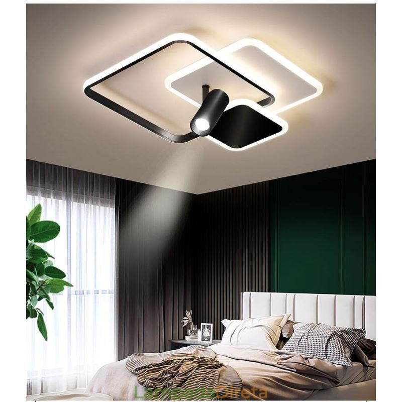 Luminária de teto criativa em acrílico com holofote embutido
