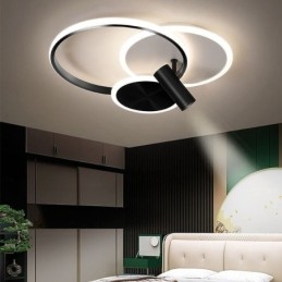 Luminária de teto criativa em acrílico com holofote embutido